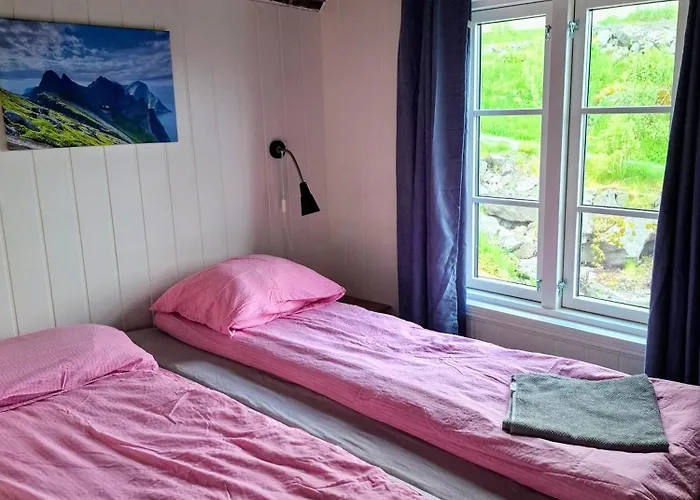 Lofoten Og Rorbuer بيت خشبي Sørvågen